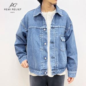 【レミレリーフ/REMI RELIEF】14OZ DENIM 1st JKT(ノーマル)[RN25333199]【送料無料】｜noix