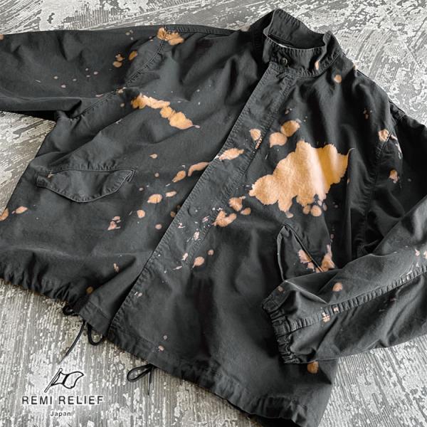 【s30】【レミレリーフ/REMI RELIEF】別注コットンリップショートモッズ（ブリーチ）[RN...