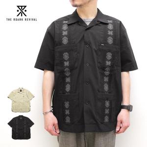 【s30】【ロアーク リバイバル/ROARK REVIVAL】S/S CUBA SHIRTS -COMFORT FIT [RWJ721-BEI][RWJ721-BLK]【送料無料】【キャンセル返品交換不可】【let】｜noix