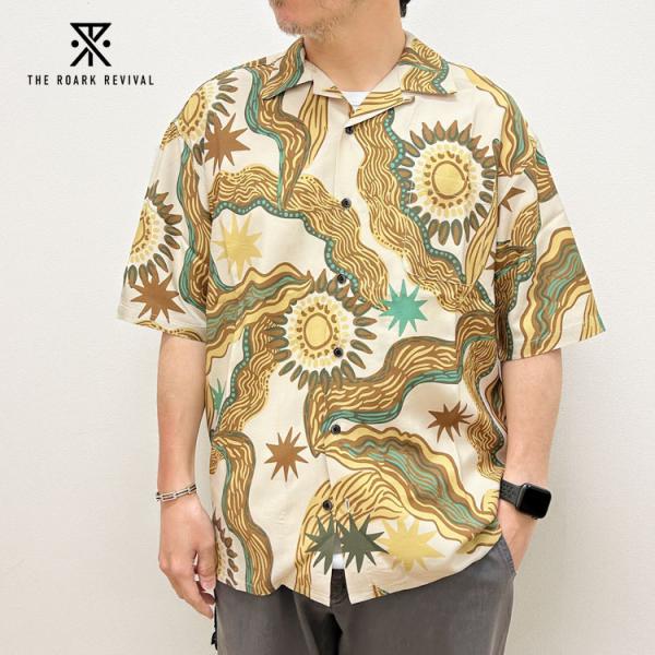 【ロアーク リバイバル/ROARK REVIVAL】GONZO &quot;SCALLOP&quot; S/S WOVE...