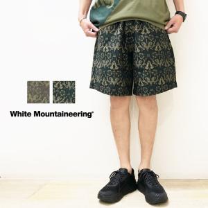 【s20】【ホワイトマウンテニアリング/White Mountaineering】BOTANICAL JACQUARD EASY SHORT PANTS [WM2271419]【送料無料】【キャンセル返品交換不可】【let】｜noix