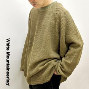 【ホワイトマウンテニアリング/White Mountaineering】RASCHEL RAGLAN OVER SIZED PULLOVER[WM2471501]【送料無料】｜noix