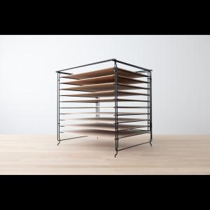 Parts Storage for Prastic Model, Shelf Type, Black / PRS-S010-BK