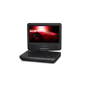 GREENHOUSE 7型ワイドポータブルDVDプレーヤー/バッテリ内蔵/ブラック GPD07B1NBK