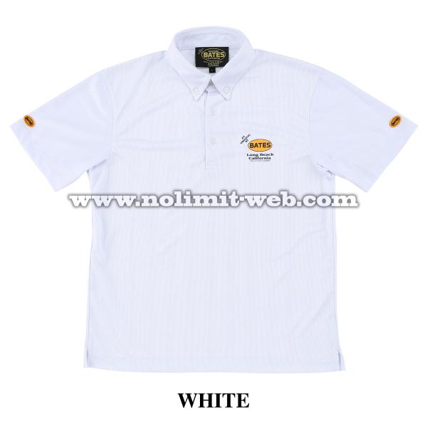 ベイツ BAT-P11M (ホワイト　Lサイズ) メンズ ポロシャツ BATES 吸湿速乾 Cool...