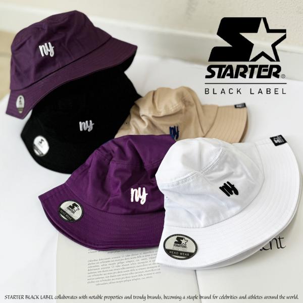 バケットハット 帽子 STARTER BLACK LABEL スターター New ワンポイント バケ...