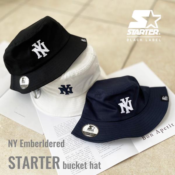 帽子 ハット STARTER BLACK LABEL スターター New ワンポイント バケット ハ...