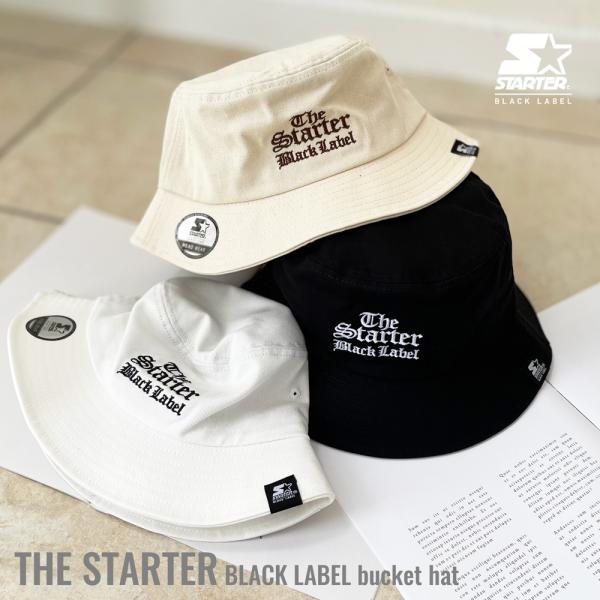 帽子 ハット STARTER BLACK LABEL スターター New ワンポイント バケット ハ...