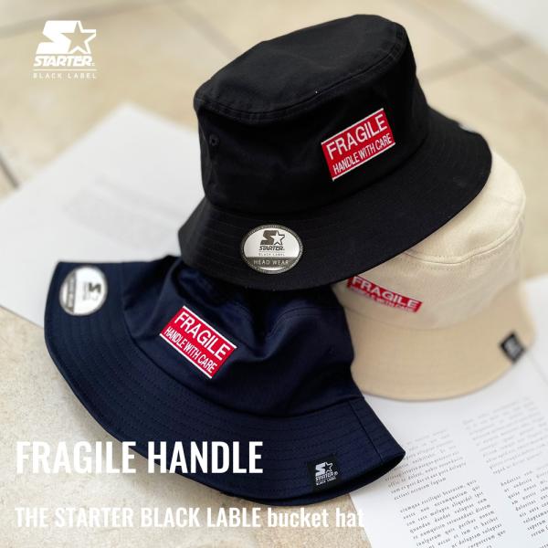 帽子 ハット STARTER BLACK LABEL スターター New ワンポイント バケット ハ...