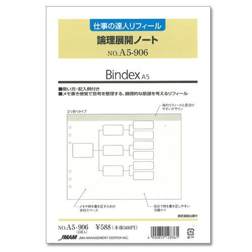 システム手帳 リフィル A5 論理展開ノート ノルティ 能率手帳 リフィール レフィルBindex ...