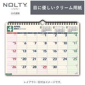 2027年1月始まり NOLTY(ノルティ) カレンダー壁掛（Ａ４横）[C136][M便 3/26]