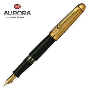 AURORA アウロラ 万年筆 88 オールブラック 14K F 88 アウロラ AURORA OTTANTOTTO オールブラック シルバー 800-C/800