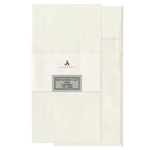 封筒 アルボレス（arbores） シリオパール メリダ 封筒 5個セット ホワイト AE-304｜nomado1230