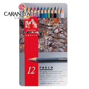 色鉛筆 油性 カランダッシュ アーティストライン パブロ 12色 油性色鉛筆 0666-312｜nomado1230