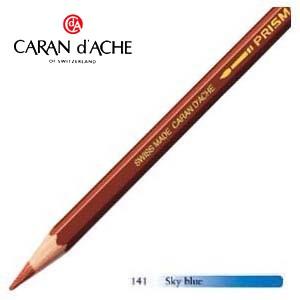 色鉛筆 水彩 カランダッシュ アーティストライン プリズマロ 水溶性色鉛筆 単色 スカイブルー 12個セット 0999-141｜nomado1230