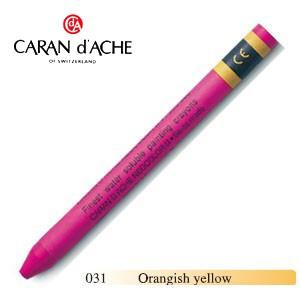 クレヨン カランダッシュ クラシックライン ネオカラー 2 水溶性クレヨン 単色 orangish yellow 10個セット 7500-031｜nomado1230