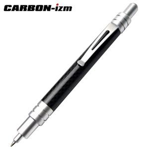 高級 ボールペン 名入れ カーボンイズム CBC ボールペン 002 シルバー/ブラック CB100-004｜nomado1230