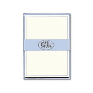 カード ジョルジュラロ 縁取りカード セット 5個セット ブルー GL32602｜nomado1230