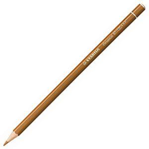 スタビロ オリジナル 硬質水彩色鉛筆 2.5ミリ 単色 12本セット ライトオーカー 87-685｜nomado1230
