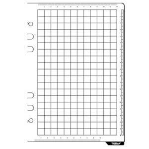 リフィル A5 ダヴィンチ システム手帳 リフィル A5サイズ アクセサリー 下敷き&amp;スケール 5冊...