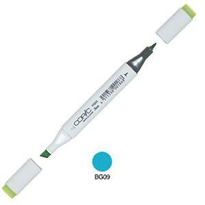 アルコールマーカー トゥー コピック COPIC アルコール染料 インクペン 単色 6本セット Blue Green BG09｜nomado1230