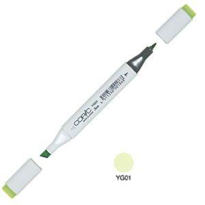 アルコールマーカー トゥー コピック COPIC アルコール染料 インクペン 単色 6本セット Green Bice YG01｜nomado1230