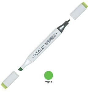 アルコールマーカー トゥー コピック COPIC アルコール染料 インクペン 単色 6本セット Grass Green YG17｜nomado1230