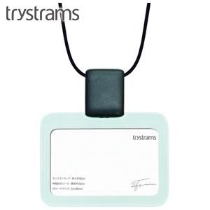 ＩＤカードケース トライストラムス(trystrams) Smooth IDカードホルダー ストラップ横 ライトブルー THF-MG01LB｜nomado1230