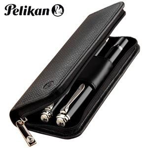 Pelikan(筆記具) ペンケース 革 名入れ ペリカン レザー 2本用 Pelikan(筆記具) ペンケース 革 名入れ ペリカン レザー 2本用