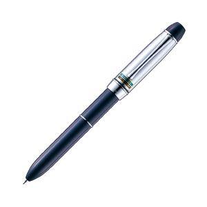 ネームペン 名入れ 三菱鉛筆 Bネーム 印鑑付きダブルペン ネームペン 紺 SHW-2051.40｜nomado1230