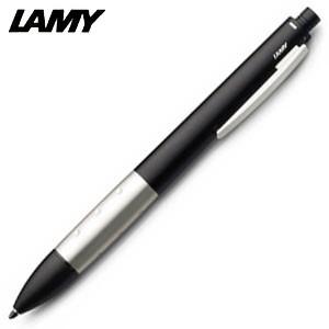 高級 マルチペン 名入れ ラミー フォーペン マルチ 多機能ペン 3色ボールペン「ブラック・ブルー・レッド」+0.7ミリペンシル ブラック L497｜nomado1230