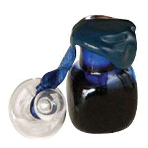 万年筆 インク ルビナート ボトルインク ガラス製蓋付き 11cc ブルーブラック 114-A-P(Blue-Black)｜nomado1230
