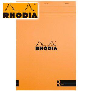 ノート A4 横罫 ロディア ブロックR by RHODIA No.19 A4+ 横罫 5冊セット オレンジ cf192011｜nomado1230