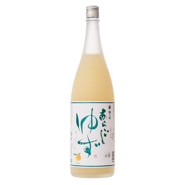 梅の宿 あらごしゆず 1800ml 8度 [梅乃宿酒造 奈良県 柚子リキュール 日本酒仕込]