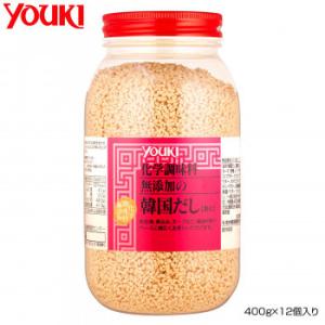 YOUKI ユウキ食品 化学調味料無添加の韓国だし 400g×12個入り 211953　送料無料　　...