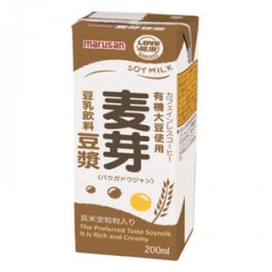 マルサン 麦芽豆漿 200mL×24本 5611　送料無料　　代引き不可　送料無料 メーカー直送 期...