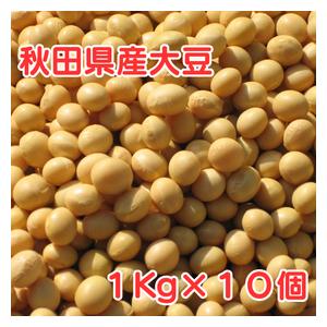 大豆 10kg 秋田県産 リュウホウ 国産 味噌 豆腐 煮豆 多用途でご利用いただけます