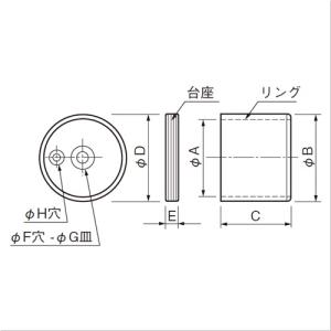 キャップソケット(ネジ式ソケット) ブラック ...の詳細画像1