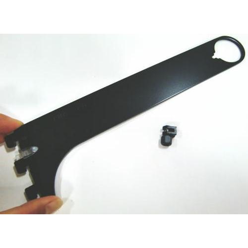 ロイヤル黒　ハンガーブラケット(32ミリ　外々用)　Aブラック　ハンガーパイプ受け　A-80S　呼び...