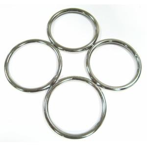 ベビースリングにオススメ！ステンレス丸リング（溶接あり）線径5ミリ　内径50ミリ　4個セット　R-5-50