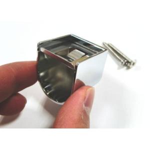 ステンレスパイプの金具　Ｕ字パイプソケット　太さ25ミリ用　単品　20個まで1通のメール便可