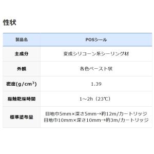 セメダイン POSシール 333ml 10本セ...の詳細画像3