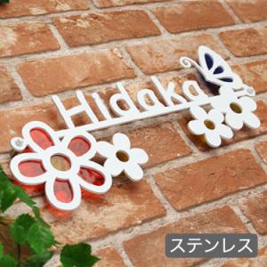 表札 ステンレス ステンレスレーザーカット表札 GHO-39・春よ来い♪