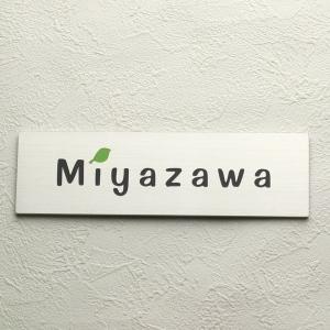 表札 ステンレス 戸建て プレート 貼り付け おしゃれ 【ステンレスエッチング表札 GHO-SE-1...