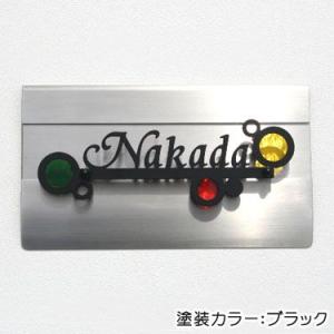 表札 ステンレス マンション ネームプレート おしゃれ 【マンション表札 ステンレスレーザーカット・...