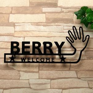 表札 おしゃれ表札 ステンレス表札　ステンレスレーザーカット看板4　ブラックW420