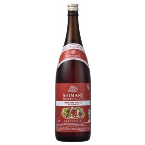 ギフト プレゼント お歳暮 クリスマス ワイン 6本まで送料1本分 島根ワインオリジナルスイート12％ 赤 1.8L 瓶 甘味果実酒