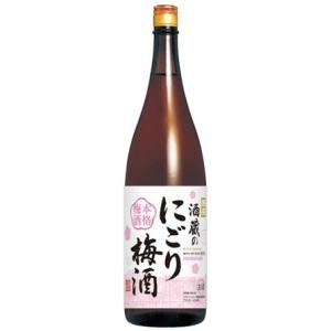 ギフト プレゼント お歳暮 クリスマス 梅酒 1回のご注文で6本まで送料1本分 国盛にごり梅酒 1.8L 瓶 愛知県：中埜酒造｜nondonkai