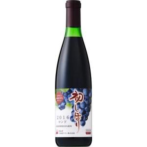 ギフト プレゼント お歳暮 クリスマス ワイン 12本まで送料1本分北海道ワイン 2016年 おたる初しぼり ロンド 赤・ 辛口 720ml｜nondonkai