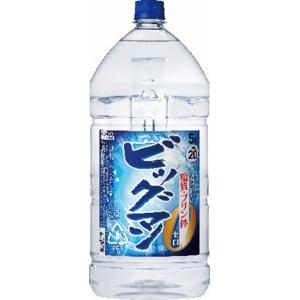 合同酒精 送料無料 ビッグマン 20度 4Lペットボトル 1本 4000ml 焼酎甲